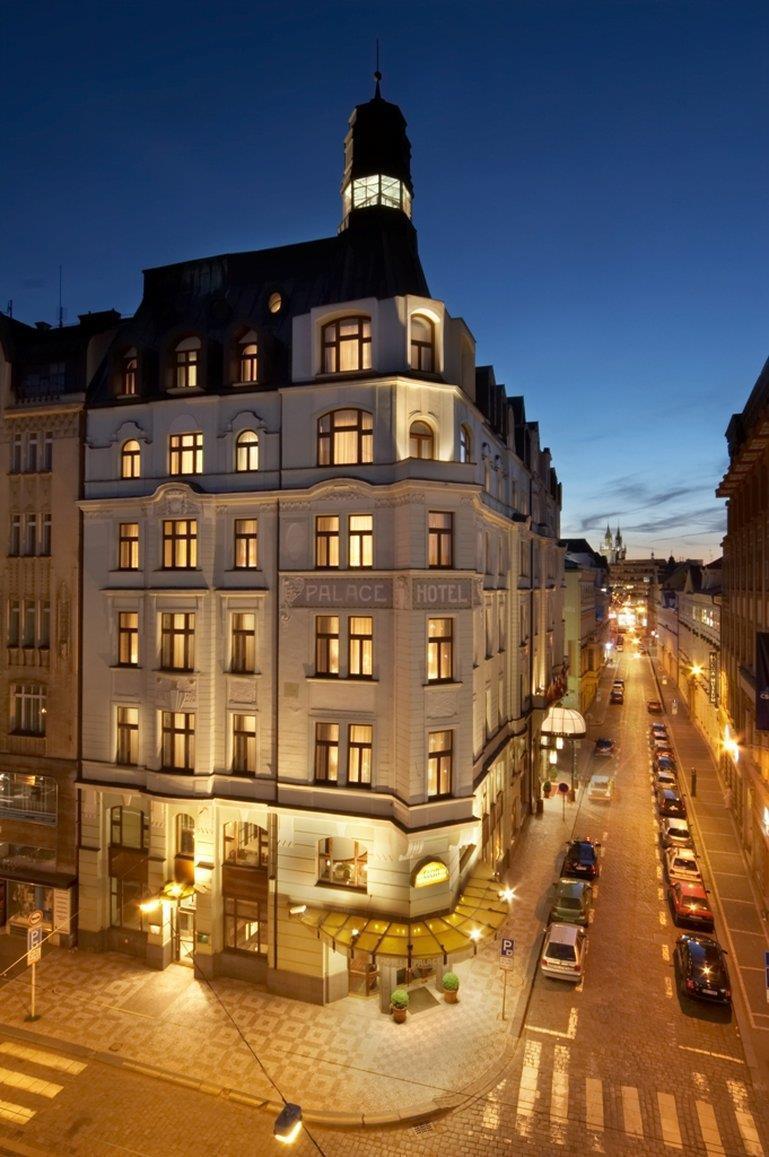 Art Nouveau Palace Hotel Prag Exterior foto